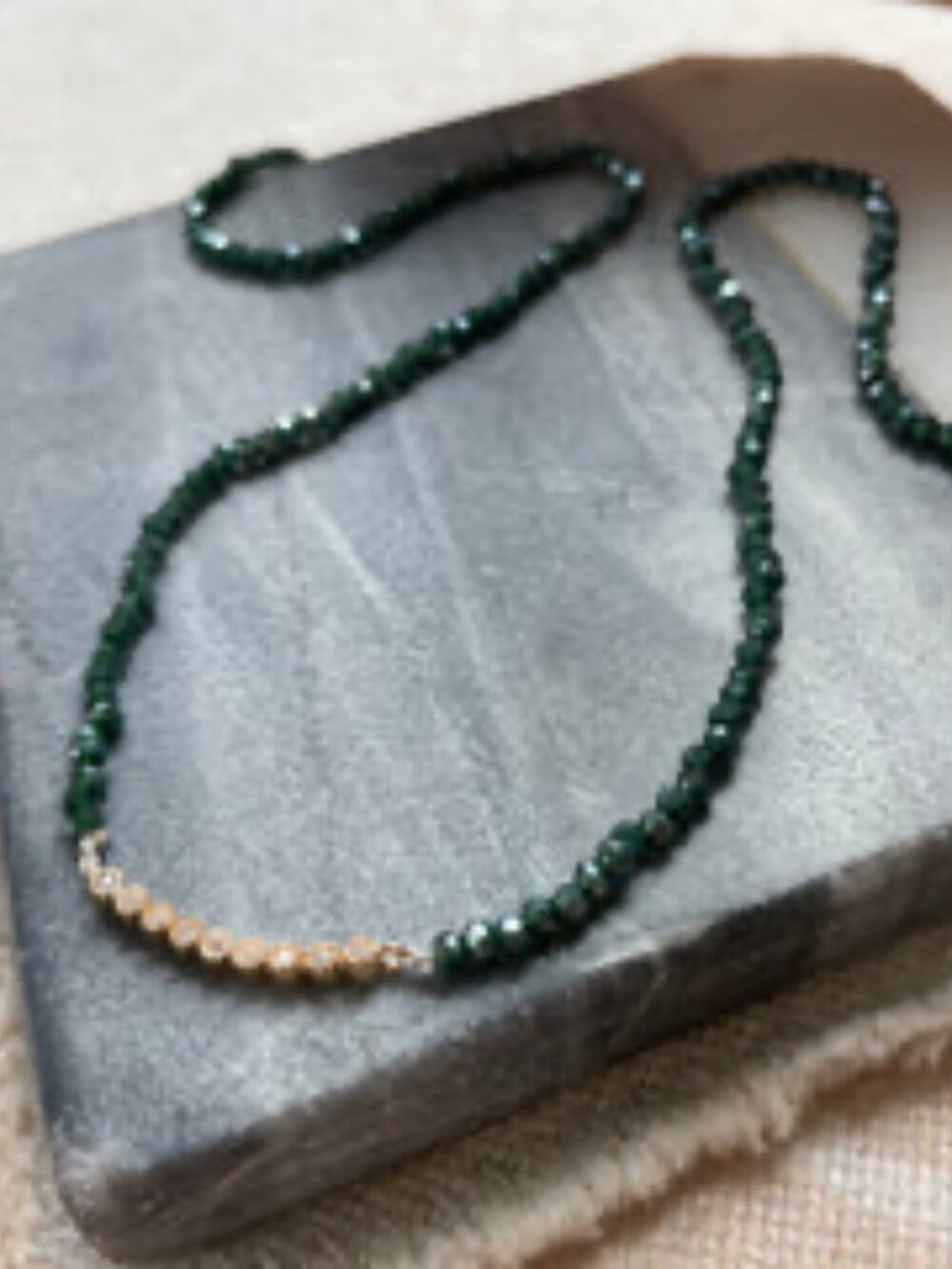 Ava Faceted Stone Necklace